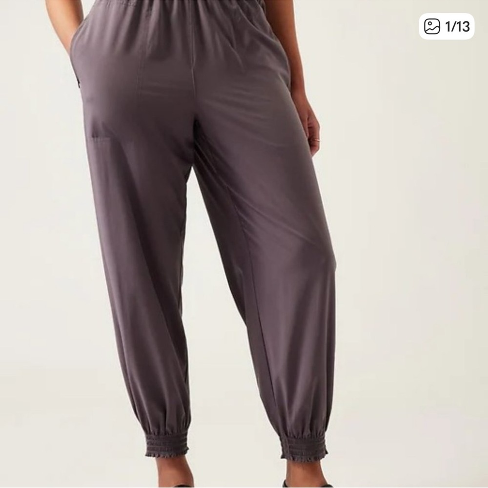 Athleta Deep Purple Jogger Pants